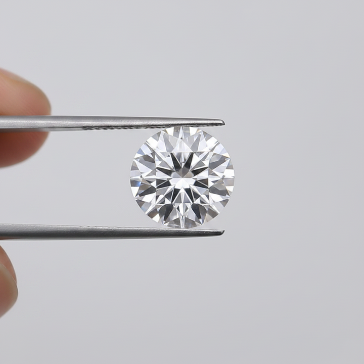 Diamante redondo cultivado en laboratorio de 2,00 quilates, VS1/D