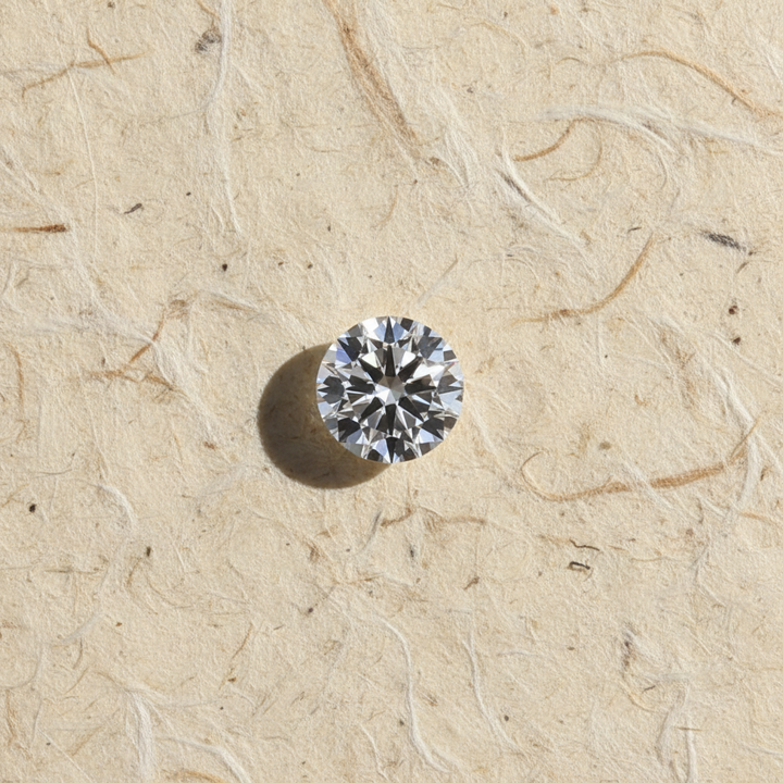 Diamante redondo cultivado en laboratorio de 2,00 quilates, VS1/D