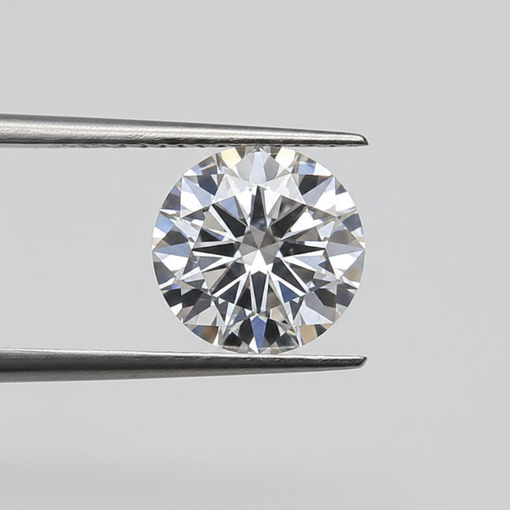 Diamante redondo cultivado en laboratorio de 2,00 quilates, VS1/D