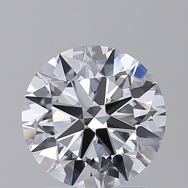 Diamante redondo cultivado en laboratorio de 2,00 quilates VS1 E