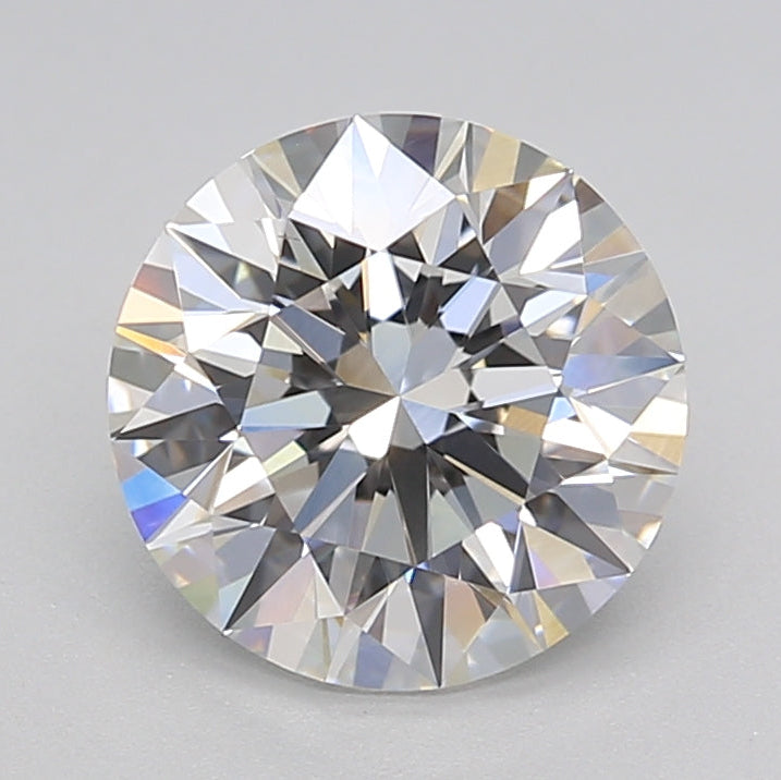 Diamante redondo cultivado en laboratorio de 2,00 quilates VS1 F