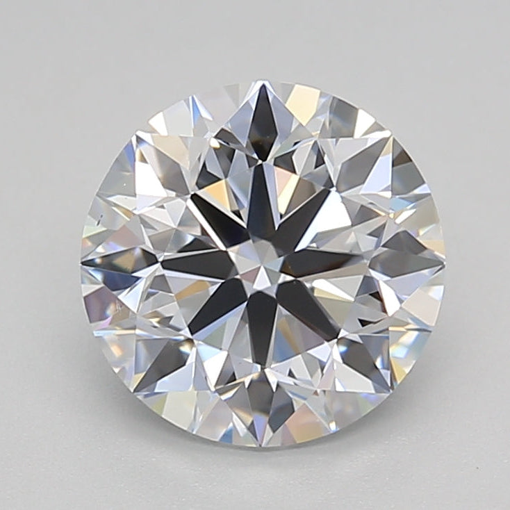 2.00 Carat Round Lab Grown Diamond VS1 F
