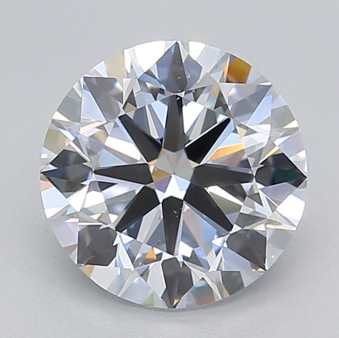 Diamante redondo cultivado en laboratorio de 2,00 quilates VS2 F