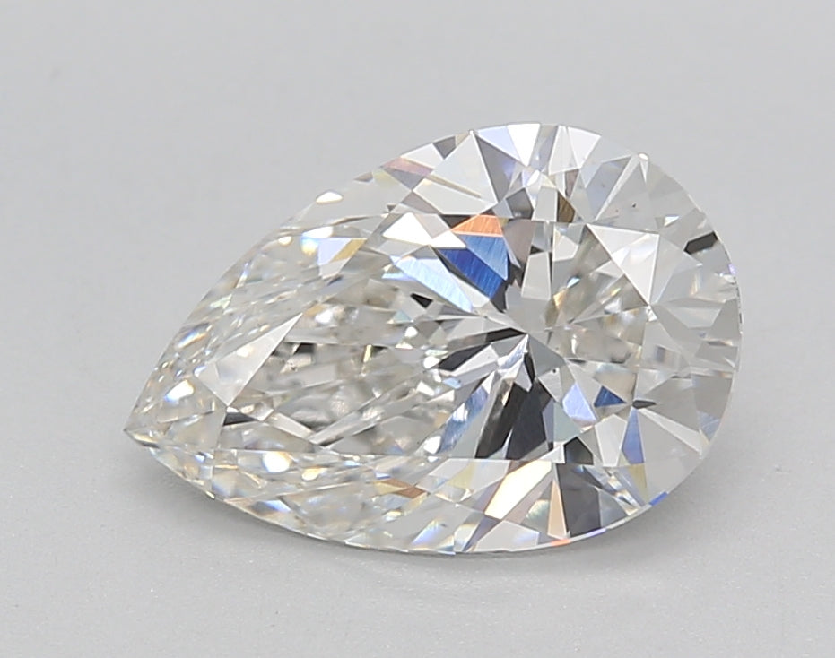 2.00 ct. Pear Cut CVD Lab Grown Diamond: IGI Certified, F Color, VS1 Clarity