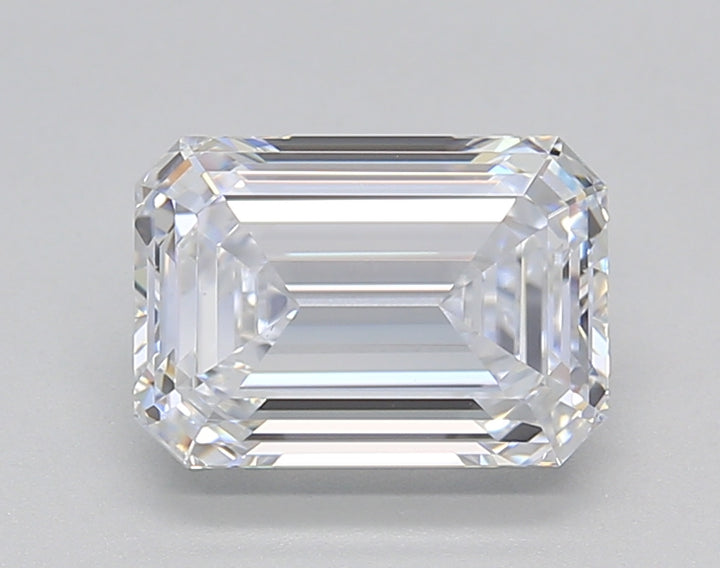 2.01 CT Lab Grown Emerald Cut Diamond - D Color, VS1 Clarity