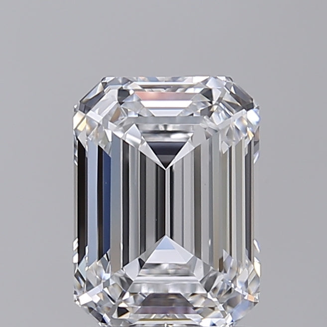 2.01 CT Lab Grown Emerald Cut Diamond - IGI Certified, D Color, VS1 Clarity