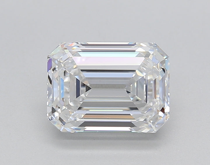 2.01 CT Lab Grown Emerald Cut Diamond, D VS1, IGI Certified