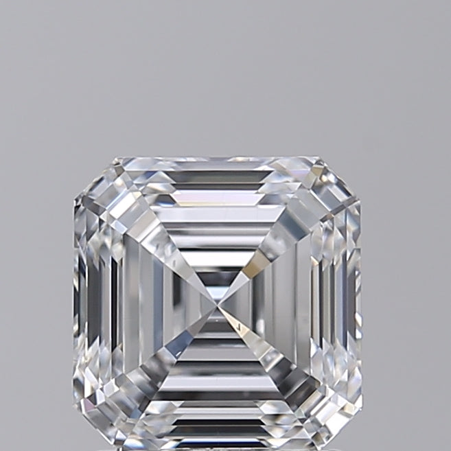 2.01 CT Square Emerald Cut Lab-Grown Diamond - IGI Certified, VS2, E Color