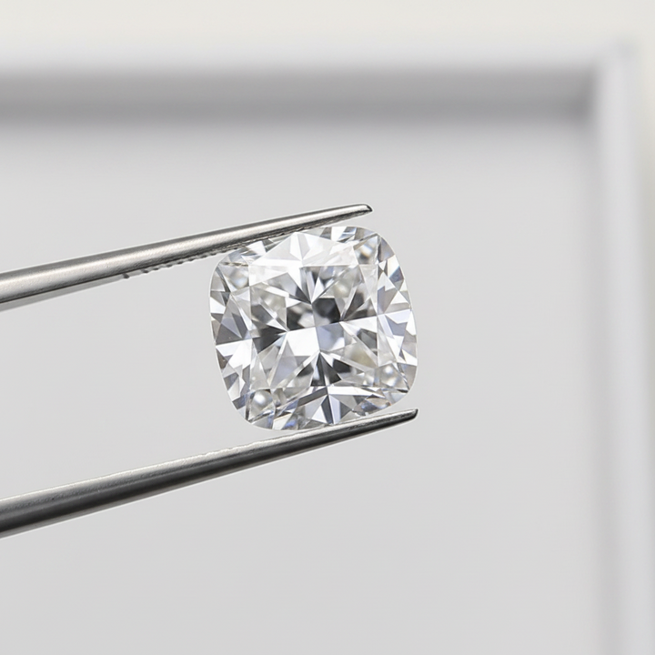 2.01 Carat Cushion Cut Lab Grown Diamond, VS1/E
