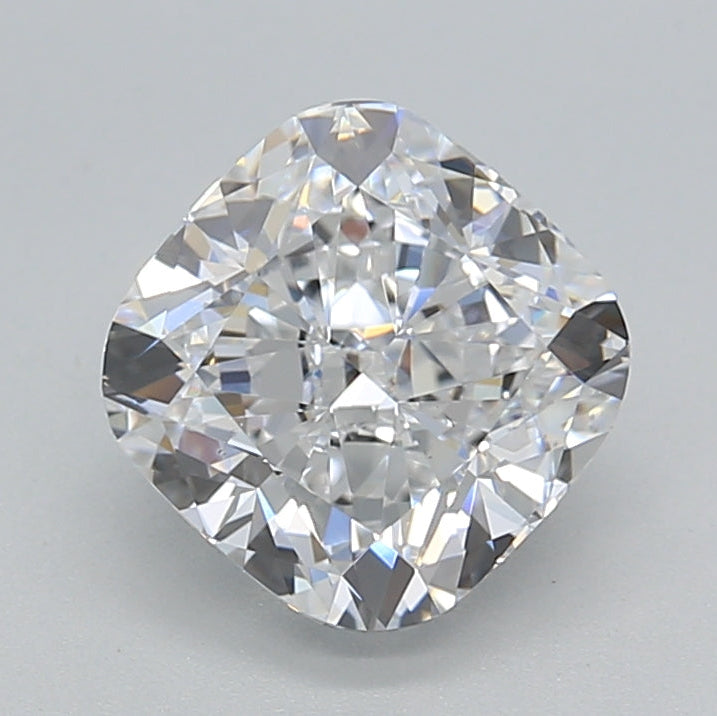 2.01 Carat Cushion Cut Lab Grown Diamond VS2 D