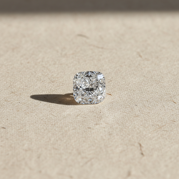 Diamant cultivé en laboratoire taille coussin de 2,01 carats, VVS2/E