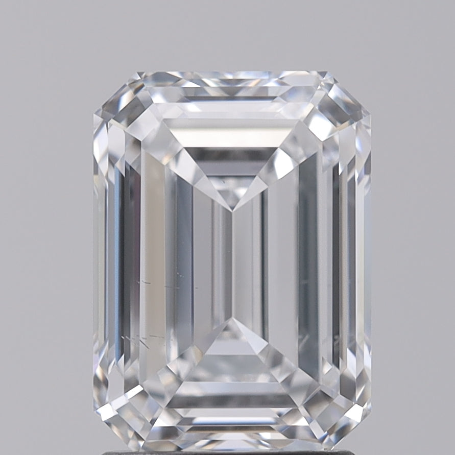2.01 Carat Emerald Lab Grown Diamond SI1 D