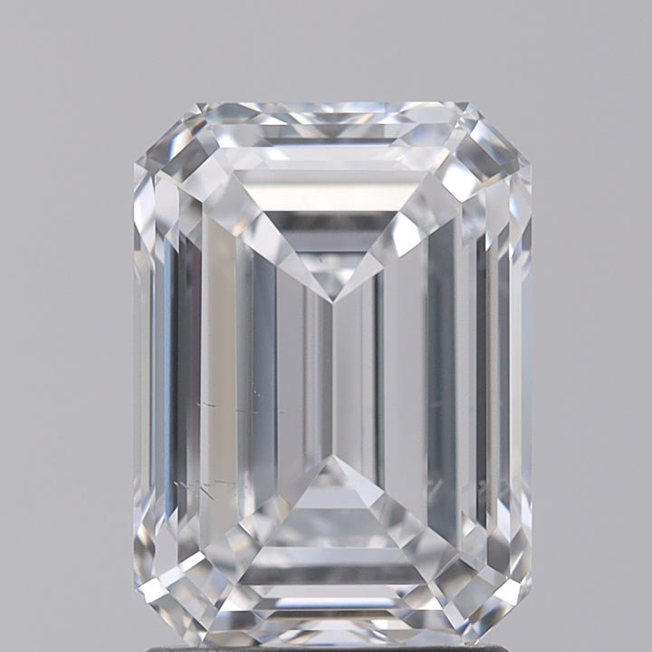 2.01 Carat Emerald Lab Grown Diamond SI1 D