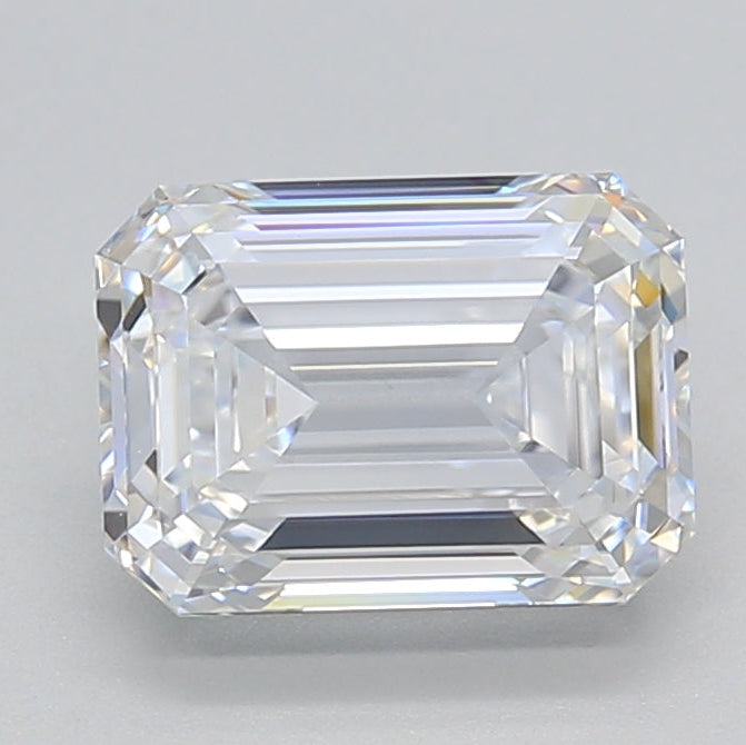 2.01 Carat Emerald Lab Grown Diamond VS1 D