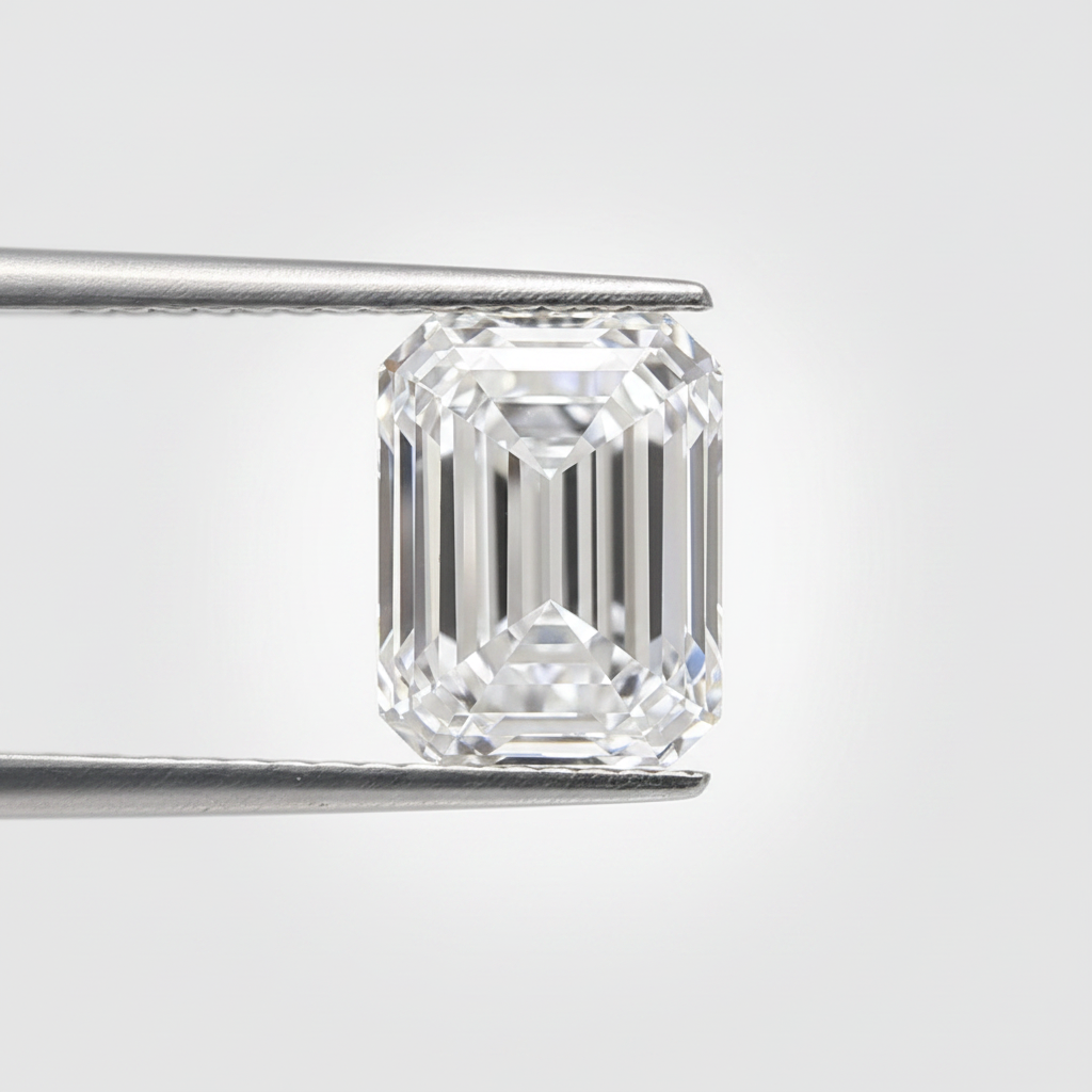2.01 Carat Emerald Lab Grown Diamond, VVS2/D