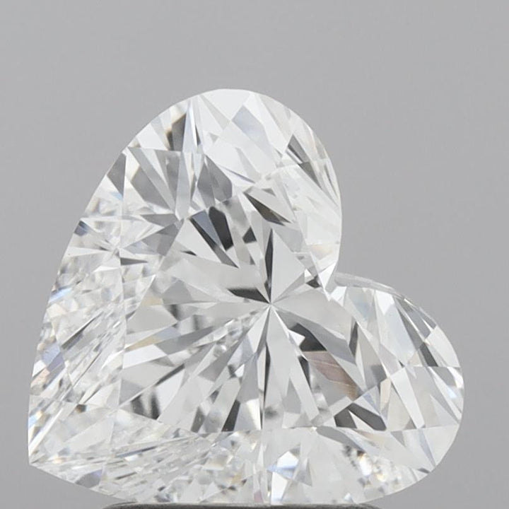 Diamant cultivé en laboratoire, taille cœur, 2,01 carats, VS1D