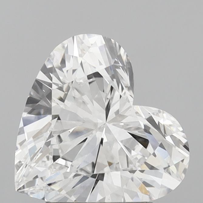 Diamant cultivé en laboratoire, taille cœur, 2,01 carats, VS1D