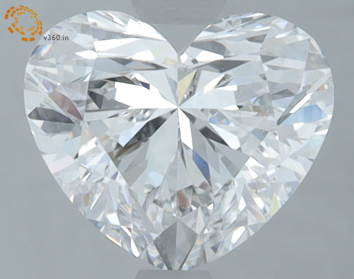 2.01 Carat Heart Cut Lab Grown Diamond VS1E