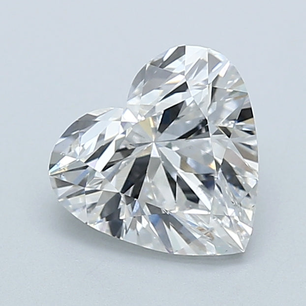 2.01 Carat Heart Cut Lab Grown Diamond VS1E