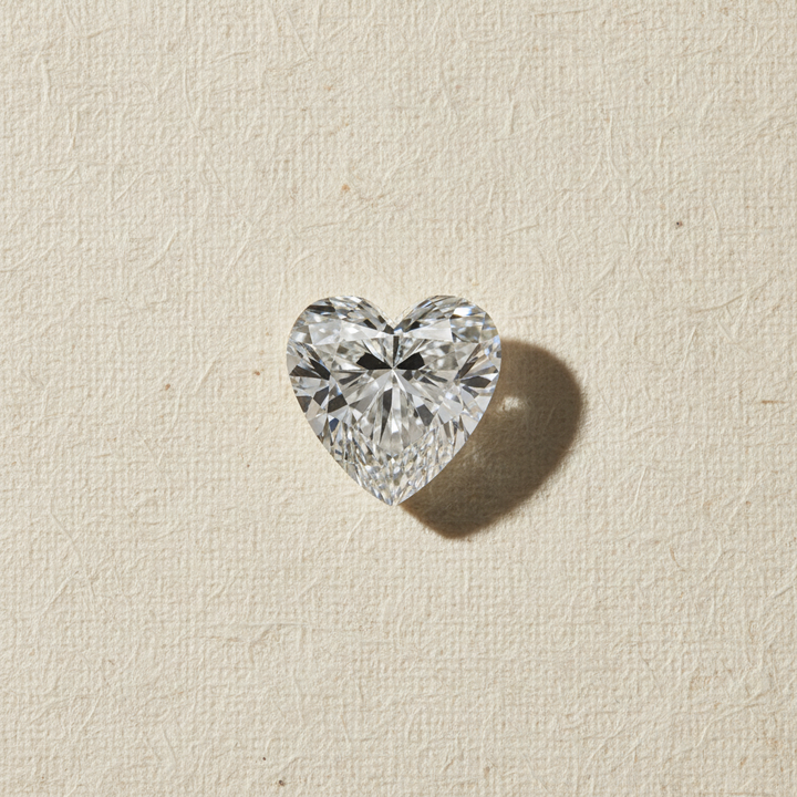 2.01 Carat Heart Cut Lab Grown Diamond VVS1 E Color IGI Certified

