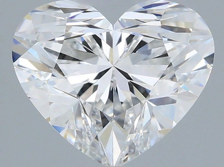 2.01 Carat Heart Cut Lab Grown Diamond VVS2E