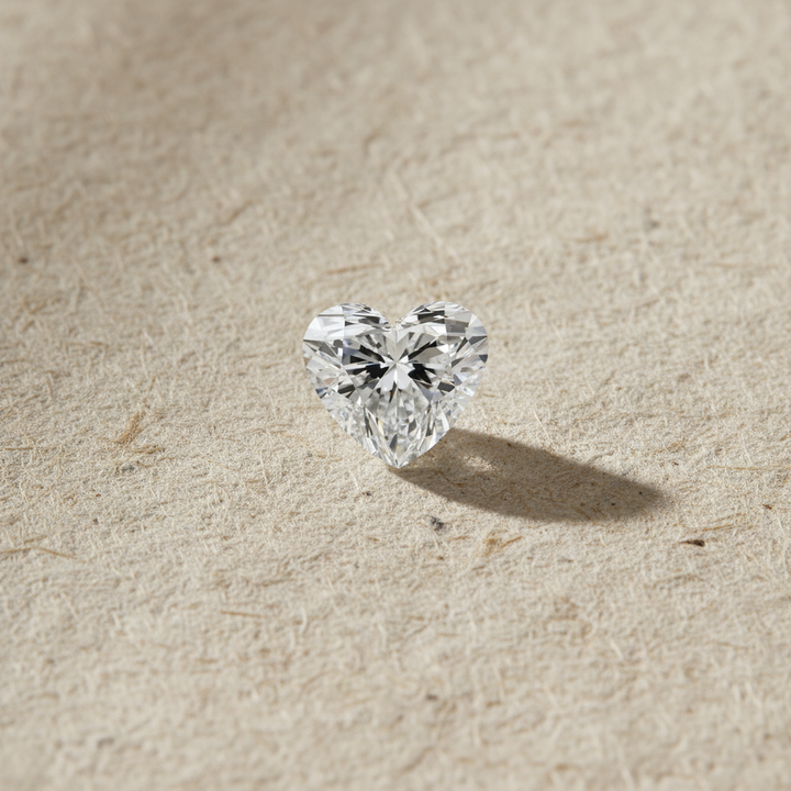 2.01 Carat Heart Cut Lab Grown Diamond VS1 D Color IGI Certified

