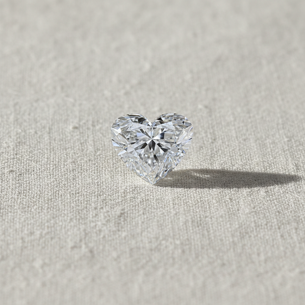 2.01 Carat Heart Cut Lab Grown Diamond VVS1 D Color IGI Certified

