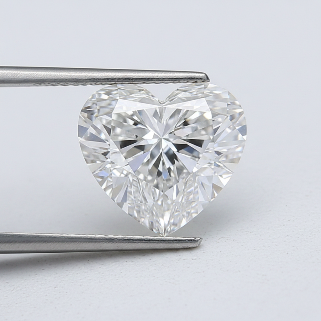 2.01 Carat E Color VVS1 Heart Shape CVD Lab Grown Diamond IGI Certified

