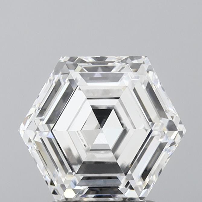 2.01 Carat Hexagonal Cut Lab Grown Diamond VVS2D