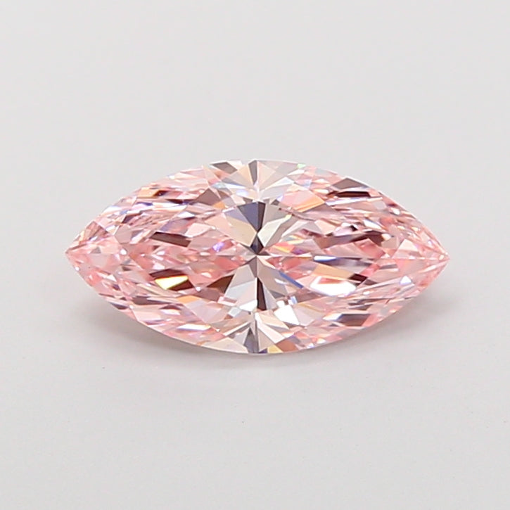 2.01 Carat Marquise Cut Lab Grown Diamond VS1Fancy Intense Pink