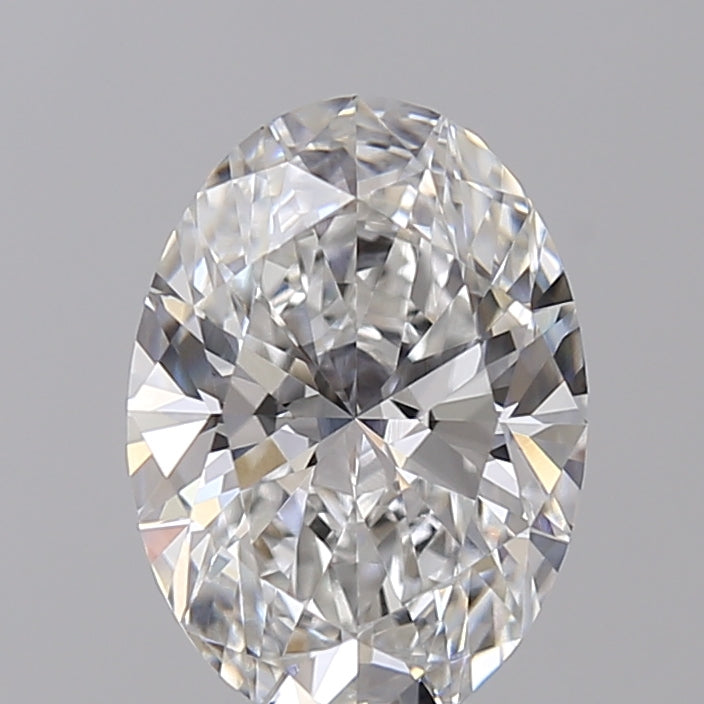 Diamante cultivado en laboratorio de talla ovalada de 2,01 quilates IF E