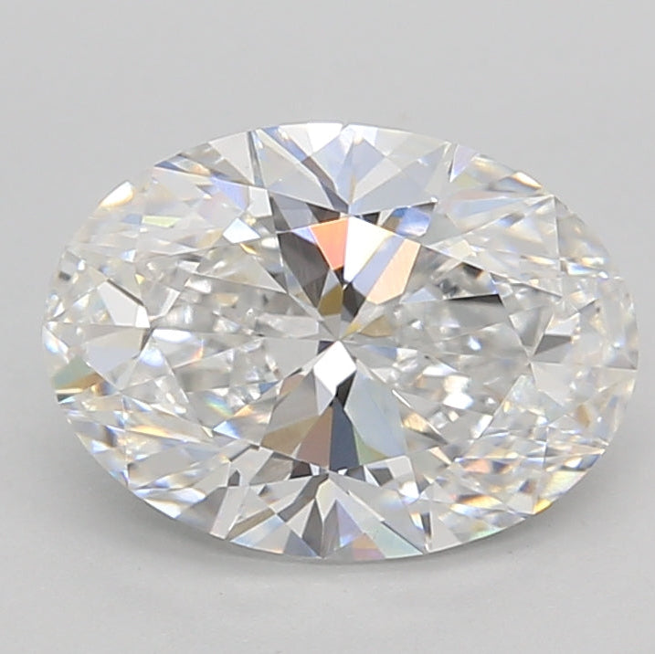 2.01 Carat Oval Cut Lab Grown Diamond VVS2 E