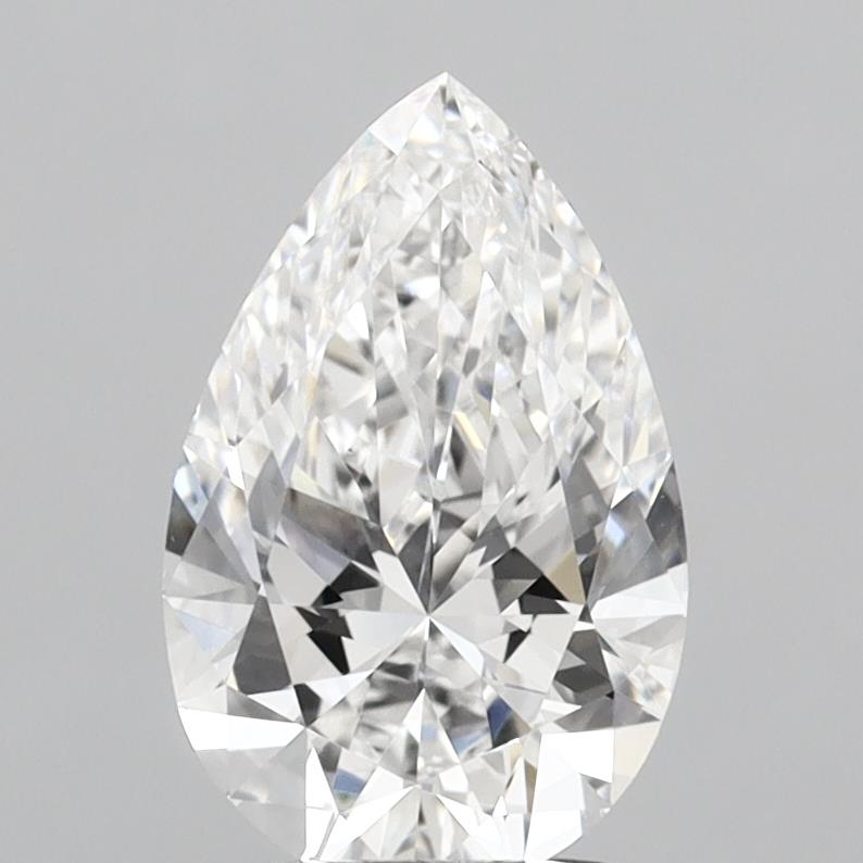 2.01 Carat Pear Cut Lab Grown Diamond VS1E