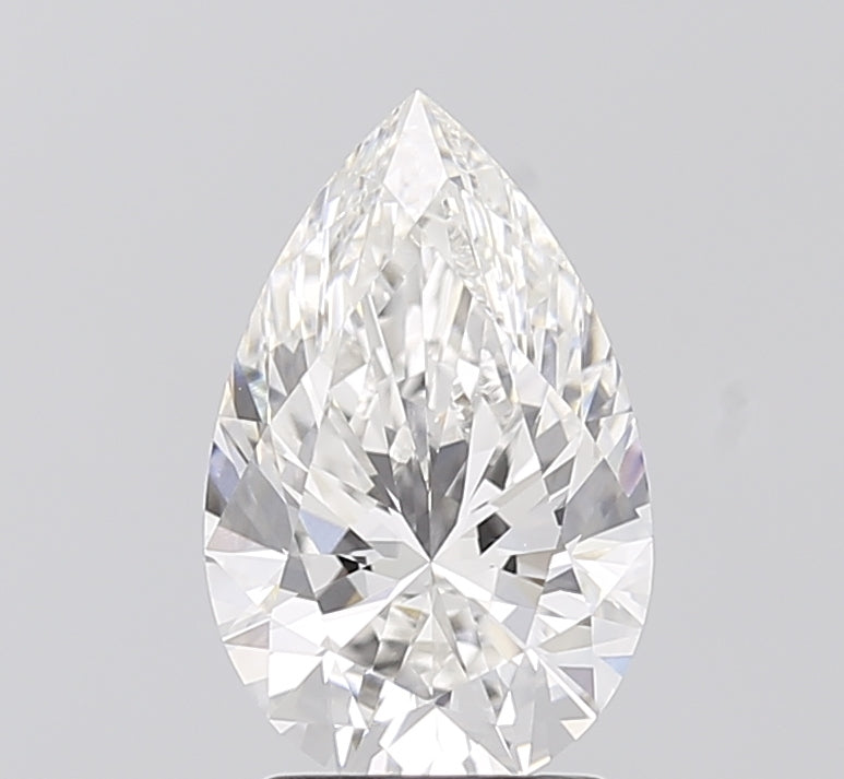 2.01 Carat Pear Cut Lab Grown Diamond VVS1F
