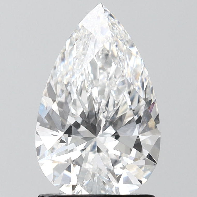 2.01 Carat Pear Cut Lab Grown Diamond VVS2E