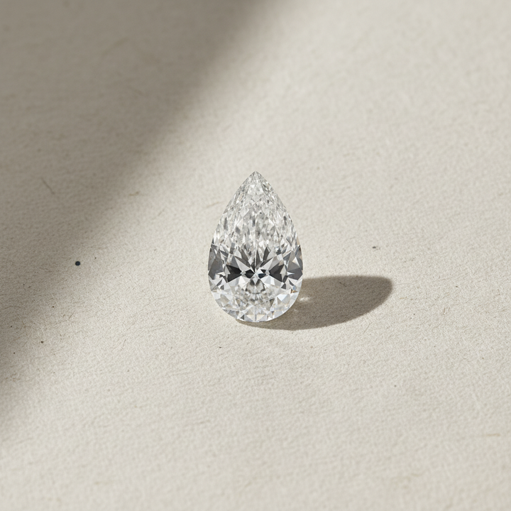 2.01 Carat Pear Cut Lab Grown Diamond VS1 F Color IGI Certified
