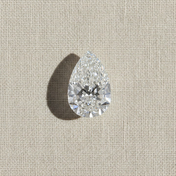 2.01 Carat Pear Cut Lab Grown Diamond VS2 E Color IGI Certified
