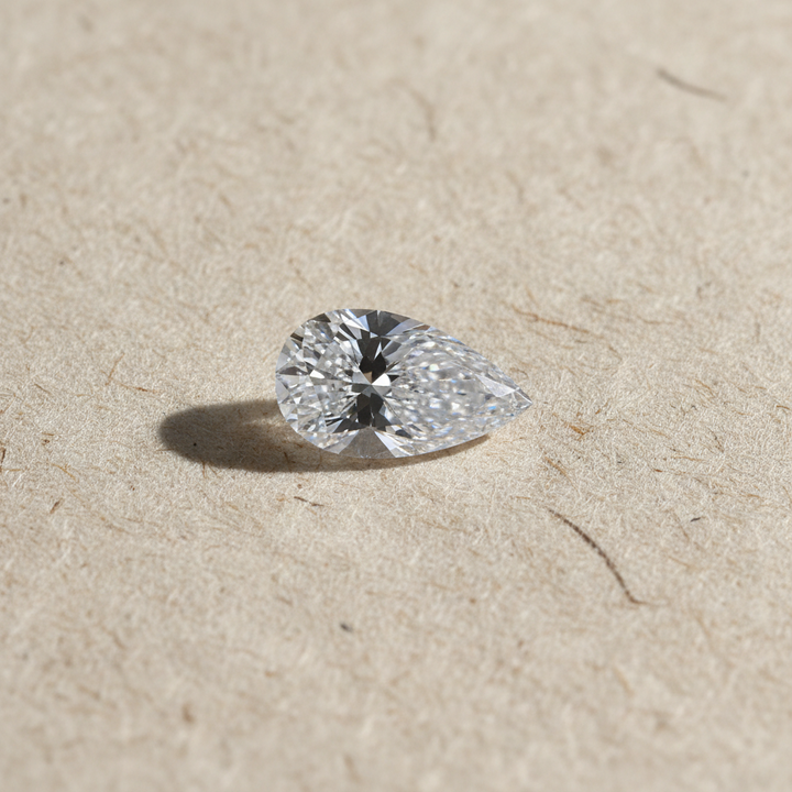 2.01 Carat Pear Cut Lab Grown Diamond VVS1 D Color IGI Certified
