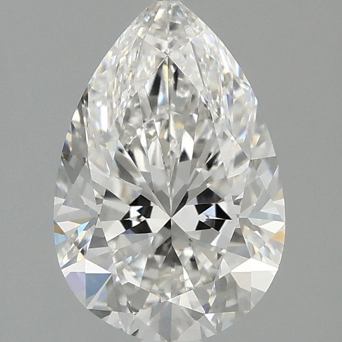 2,01 Karat birnenförmiger, im Labor gezüchteter Diamant VVS1 F
