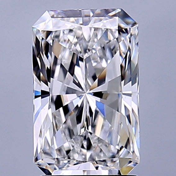 Diamante radiante cultivado em laboratório de 2,01 quilates VS1 D