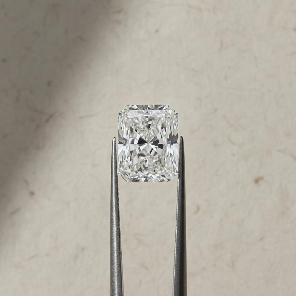 2.01 Carat Radiant Lab Grown Diamond, VS2/E