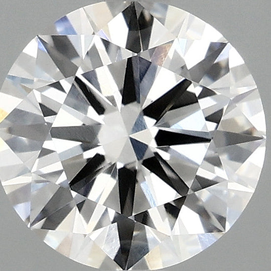 Diamante cultivado en laboratorio de talla redonda de 2,01 quilates VVS2 F
