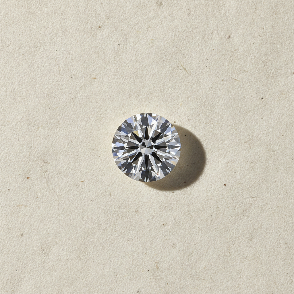 2.01 Carat Round F VVS2 Lab Grown Diamond Ideal Cut IGI Certified