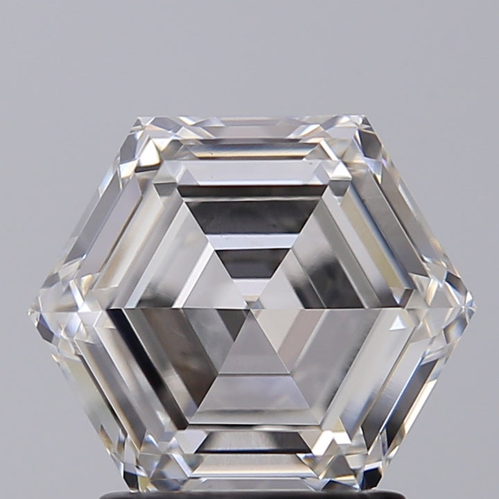 2.02 CT CVD Lab Grown Hexagonal Cut Diamond, H VS1, IGI Certified