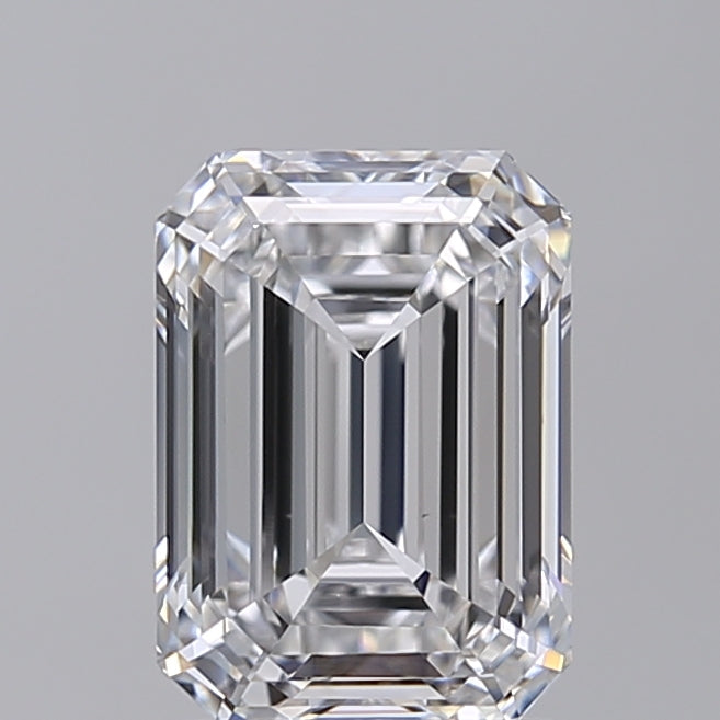 2.02 CT Emerald Cut Lab Grown Diamond - IGI Certified, D Color, VS1 Clarit
