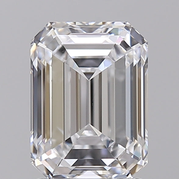 2.02 CT Emerald Cut Lab Grown Diamond - IGI Certified, D Color, VS1 Clarity