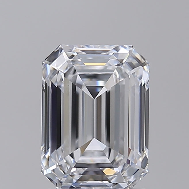 Diamant cultivé en laboratoire certifié IGI 2,02 CT D couleur VVS2 taille émeraude