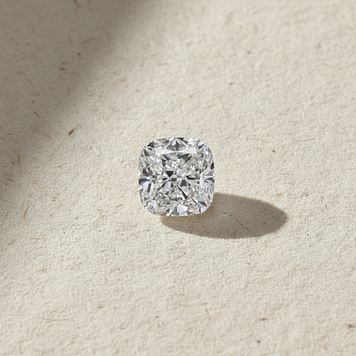 Diamant cultivé en laboratoire taille coussin de 2,02 carats, VVS1/E