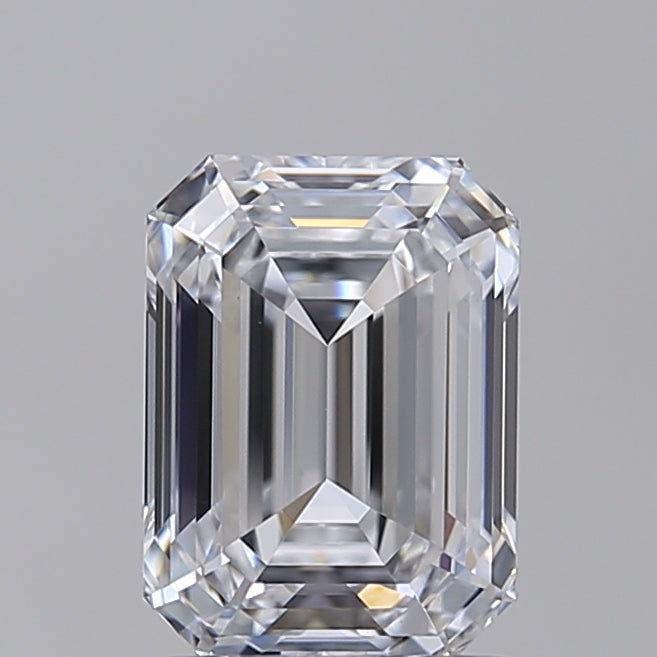 2.02 Carat Emerald Lab Grown Diamond VVS2 D