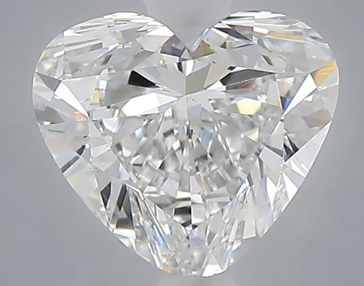 Diamant cultivé en laboratoire, taille cœur, 2,02 carats, VS1D